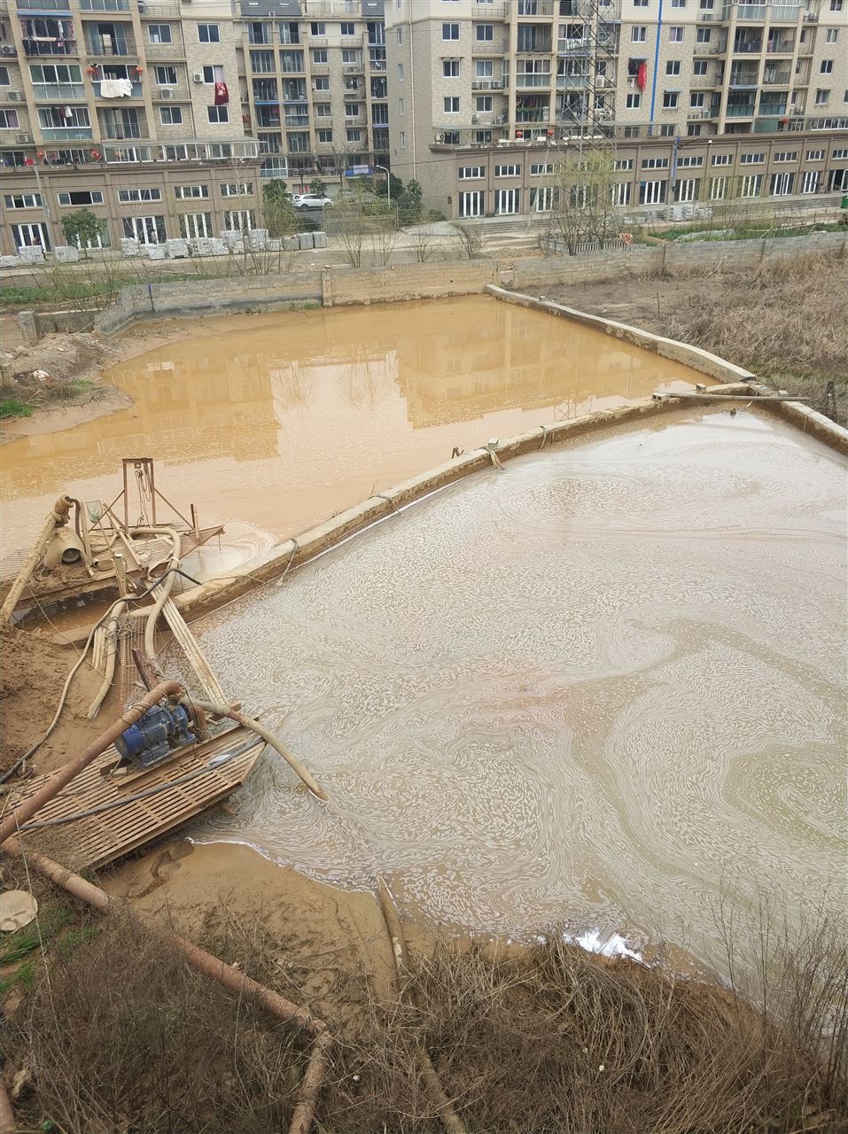 新平沉淀池淤泥清理-厂区废水池淤泥清淤